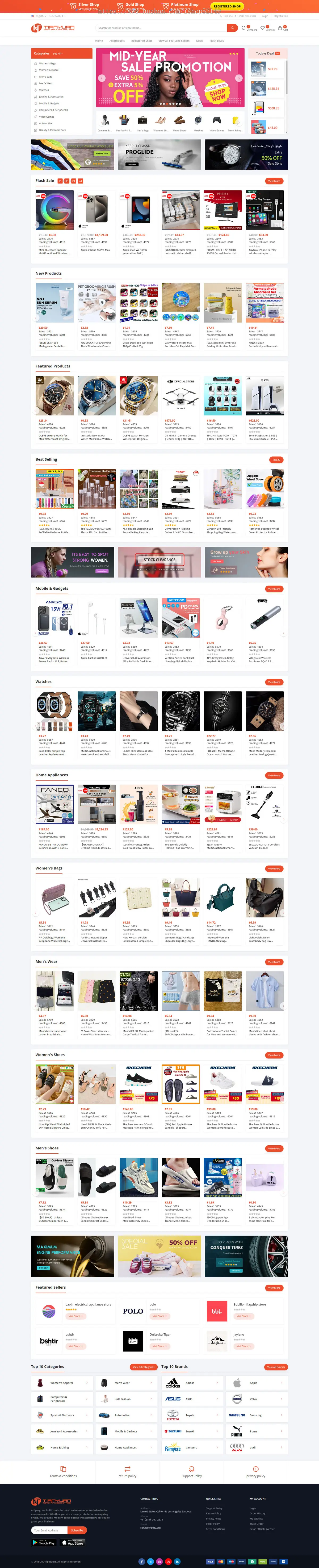 2025年5月版多语言跨境电商外贸商城-b2b2c|商户入驻|后台自动采集|平台代发|页面秒开插图9